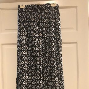 Black and white skirt